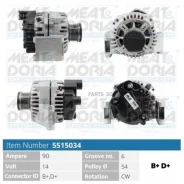 ��������� 14V 90A Fiat Panda (169) Opel Astra H (L70) 1.3 D 5515034 ����