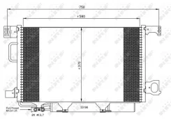 ��������� MB C-Class W203 35623 NRF 35623 ����