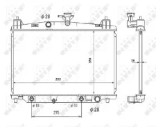 �������� Mazda 2 Aut. 07- 53850 NRF 53850 ����