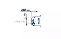 ���������� ������ W5W Narva 12V (5W) 17189 ����
