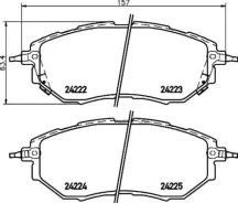 ������� ��������� �������� ������. Forester (SJ) Impreza Hatchback (GR GH G3) Impreza Saloon (GJ) NP7008 ����