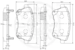 �������� �� xop-BP-12575. ������� ��������� �������� �������� Hyundai: ix20 (JC)KIA: Venga (YN) 12575 ����