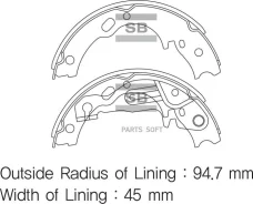 ������� ���������� �. 2 ������� Hyundai Mighty/HD 45-78 04 SA159SNS SA159 ����