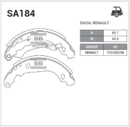 ������� ����. �����. �������� 4 ��. ��. Hi-Q Renault Logan I (LS) 07- R SA184 ����