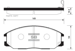 ������� �������� �������� Hyundai Santa Fe 2.4/2.0CDi 01 SP1190 SP1190 ����