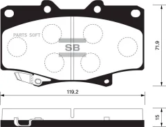 ������� �������� �������� Toyota Land Cruiser 2.4-4.5/2.4D-4.2TD 90 SP1217 SP1217 ����