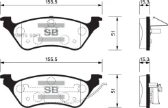 ������� ����. �������� Hi-Q Chrysler Voyager 01-03 R (D858) SP1441 ����