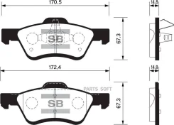 ������� �������� �. Ford Escape, Mazda Tribute 08, SP1497SNS GDB1752 [8M6Z2001A] SP1497 ����