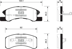 ������� ����. �������� Hi-Q Nissan OTTI 05-07 (DB1912) SP1593 ����