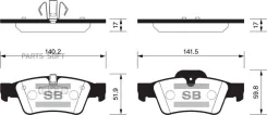 ������� �������� ���. MB C219/W164/W251 04 SP2190 SP2190 ����