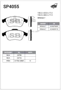 ������� ����. �������� Hi-Q Renault Samsung Laguna III (BT0/1) 07 (D1765) SP4055 ����