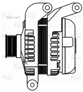 ��������� ��� �/� Ford Focus II (04-)/C-Max (04-) 2.0i 150A (LG 1004) LG1004 ����