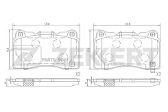 ������� ����. ����. ������. Mitsubishi Lancer IX-X 04- Subaru Impreza (GR GH G3 GE GV) 08- Opel As BS1509 ����