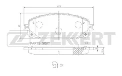 ������� ����. ����. ������. Jeep Cherokee V 13- BS1698 ����