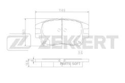 ������� ����. ����. ������. Lexus RX (XU10) 97- BS2963 ����