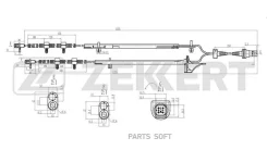 ������ ABS ����. /������. Ford Fusion 02- Fiesta V 02- Mazda 2 03- SE6194 ����