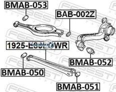 ����������� ������ BMW 3(E36, E46)/X3(E83) ���. ����. Febest BMAB051 BMAB051 ����