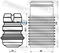 �������+�������� Citroen/FIAT/MB/Peugeot ���. (�-� �� 2 �����. ) Febest Pgshb5008FKIT PGSHB5008FKIT ����