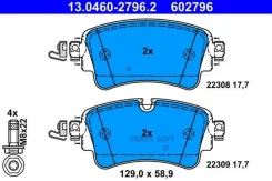 ������� �������� ������ Audi A4/A5/Q7 (4M) 15 13.0460-2796.2 13046027962 ����