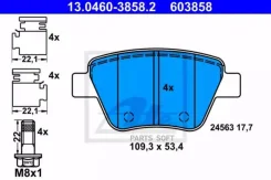 ������� ����. ����. AUDI A1 10-/A3 03-13, SEAT Altea/XL 04-/Leon 05-, Skoda Octavia 04-13/SuperB 08-/Yeti 09-, VW Beetle 11-/Caddy III 04-/Eos 06-/Gol...