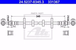 ��������� ����� �������� 370mm VW T4 07/90- 24523703453 ����