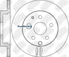 ���� ��������� Mazda CX-7/CX-9 07- ������ ����. D 325��. NIBK RN1650 RN1650 ����