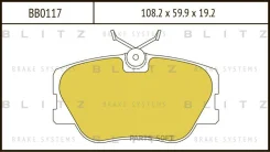 ������� ��������� �������� �������� Mercedes W124/W210 93- BB0117 ����