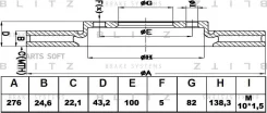 ���� ��������� �������� ������������� FORD Transit 00- BS0109 ����