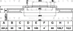 ���� ��������� �������� ������������� Suzuki Swift 05- BS0438 ����
