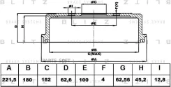 ������� ��������� Hyundai Accent 00- BT0138 ����