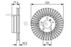 ���� ����. ���. ����. [324x30] 5 ���. BMW 5/6 (E60/E61/E63) 07.03- 0986479D39 ����