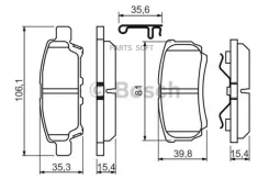 ������� ����. ���. Mitsubishi Lancer 1.3/1.62.0 9/03-, Outlander 2.0/2.4-4WD 5/03- 0986494502 ����