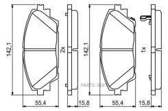 ������� �������� �������� � ���������. ���������� Mazda 3 1.5/2.0/2.2D 13 0 986 494 804 0986494804 ����