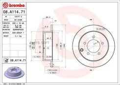 ���� ��������� ����. � �� ��������� Mitsubishi Lancer VII (CS_A CT_A) 03/00-12/13 / Mitsubishi LANC 08A11471 ����