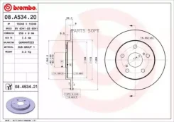 ���� ��������� ����. � �� ��������� Toyota Auris (_E15_) 10/06-09/1 08A53421 ����