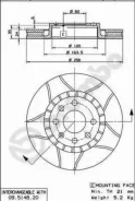 ���� ����. ���. ����. [256x24] 6 ���. OPEL Astra /Ascona C /Kadett 2,0i 87- 09514876 ����