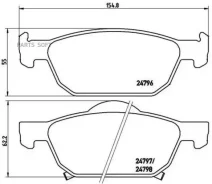 ������� ��������� �������� ������. Honda Accord VIII (CU) 06/08- / Honda Accord VIII Estate (CW) 0 P28044 ����