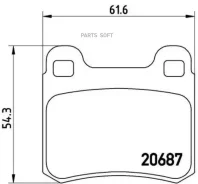 ������� ��������� (�����) Mercedes-Benz C-Class 93-01 / E-Class 84-95, ������ P50013 ����