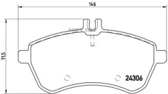 ������� ��������� (�������) Mercedes-Benz C-Class 07-15 / E-Class 09-17, �������� P50070 ����