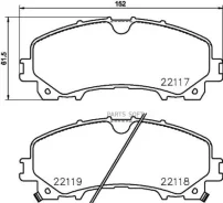 ������� ��������� �������� ������. Infiniti Q50 04/13- / Infiniti Q60 Coupe 09/16- / Nissan (DFAC) P56106 ����