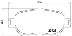 ������� ��������� �������� ������. Toyota Camry Saloon (_V3_) 08/01-11/06 / Toyota Crown (_S20_) 02/ P83062 ����