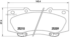 ������� ��������� �������� ������. Toyota Hilux VII Pickup (_N1_ _N2_ _N3_) 08/04- P83140 ����