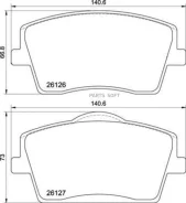 ������� �������� �������� Volvo XC40 1.5-2.0/2.0D 17 P 86 031 P86031 ����