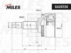 ���� nissan x-trail 2.0 00- +abs Miles GA20720 GA20720 ����
