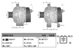 ��������� Lexus IS II (05-13) / GS (05-11) V6 Petrol DAN1354 ����