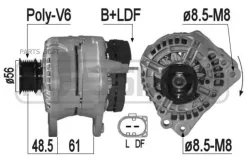 ��������� 14V 70A Skoda Octavia I/II/Fabia I/II, VW BORA/GOLF IV 209215 ����