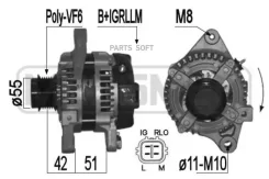 ��������� Toyota Avensis/RAV IV 06- 100A 209360 209360 ����