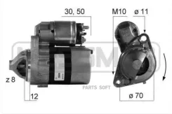 ������� 12V 0.7kW Nissan Micra 1.0/1.2/1.4 00- / Note 1.4 06- 220495 ����