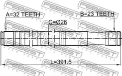 ������� ������ 32x391x23 Toyota Avensis AT22#, �AZT220, �CDT220, �CT220, �ST220, �ZZT22# 1997.10-2003.01 [EU] 0112CT220RH ����