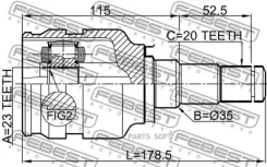���� ���������� 23x35x20 Toyota Corolla NDE180, NRE180, ZRE18# 2013.06- [GR] 0111ZRT270 ����